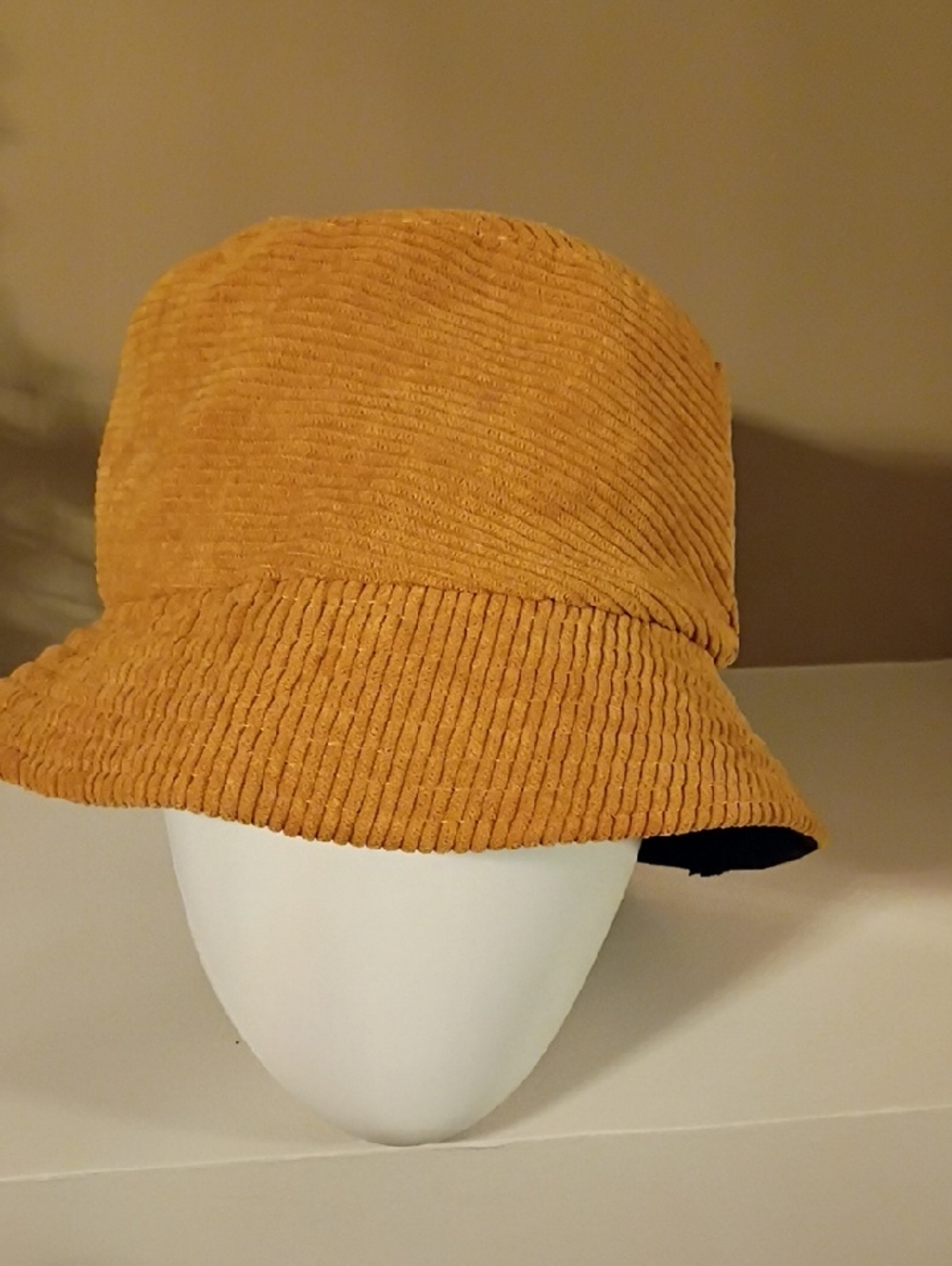 Women's Corduroy Bucket Hat - Mustard
